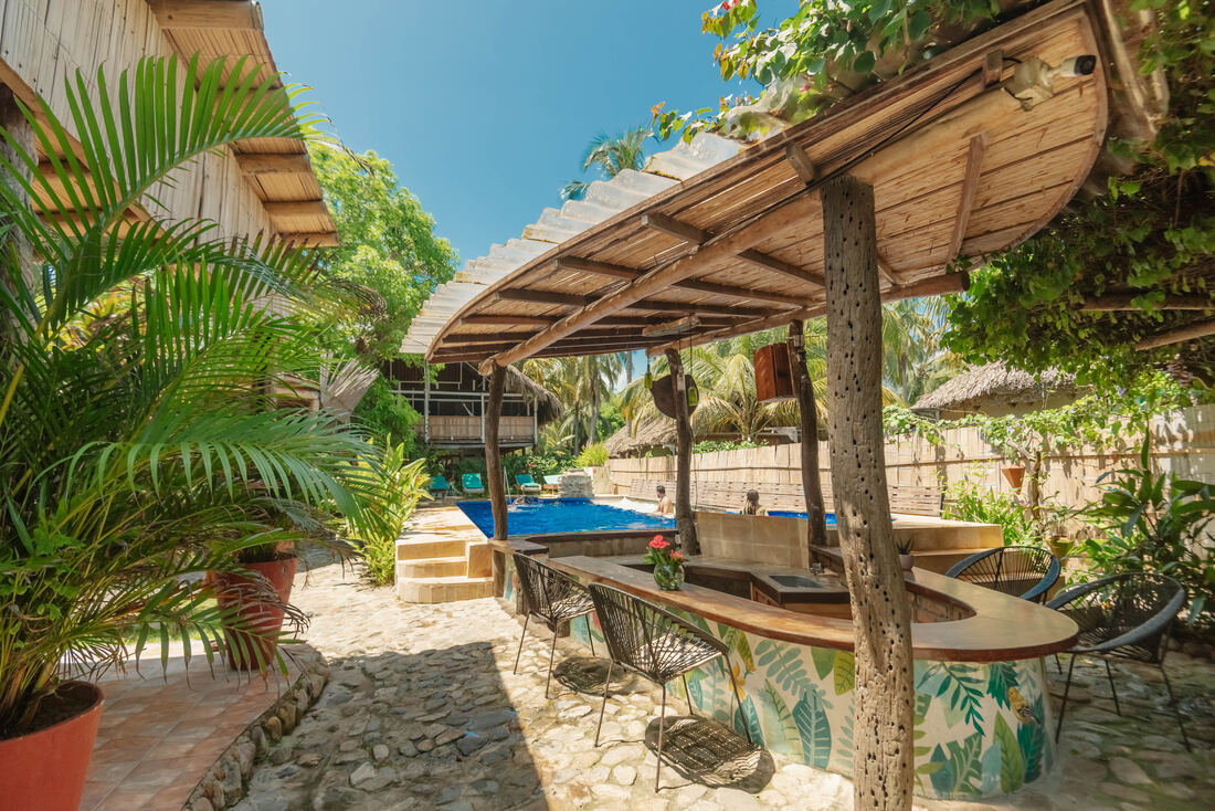 Habitación de hotel decorada